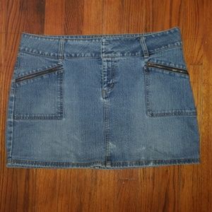 Denim Skirt with Stretch
